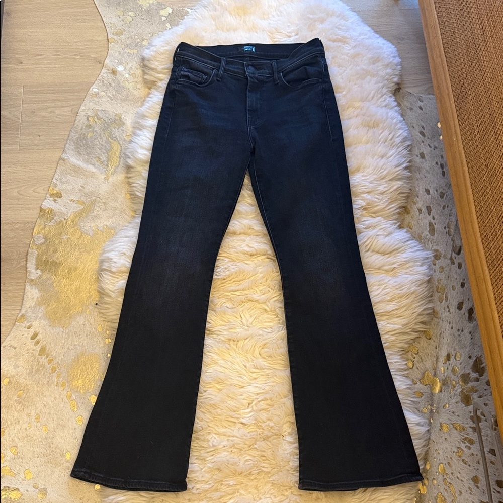 MOTHER the weekender deep end jeans worn twice euc size 28 paid $250